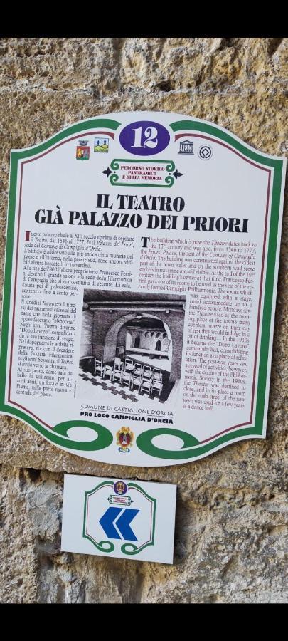 Appartement La Casa Del Teatro à Campiglia dʼOrcia Extérieur photo